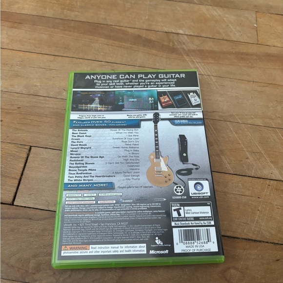 Rocksmith Guitar Games Ubisoft Xbox360 T - Picture 2 of 6